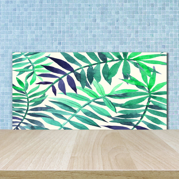 Bay Isle Home 50cm W x 100cm L Glass Peel and Stick Panel Wayfair.co.uk